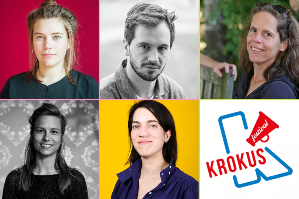 De vijf deelnemers van het Uitwisselingslab